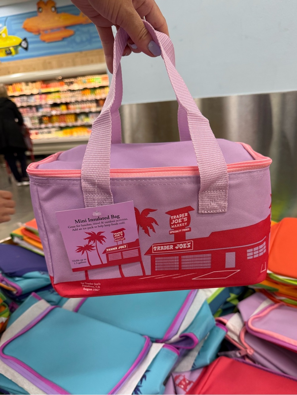 Trader Joe’s 2026! New Mini Insulated Bags Summer Fun Colors Lilac Purple 💜🪻